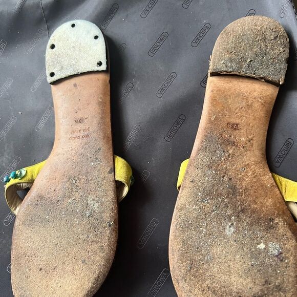 Giuseppe Zanotti Stone Sandals DESIGN LTD Brasil EDITION BEADS CRYSTAL flats - Picture 2 of 5